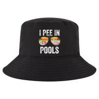 I Pee In Pools Funny Cool Comfort Performance Bucket Hat