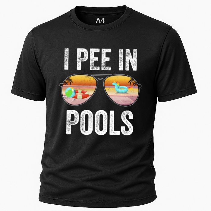 I Pee In Pools Funny Performance Shirt