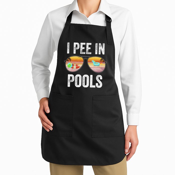 I Pee In Pools Funny Apron