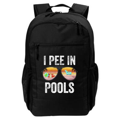 I Pee In Pools Funny Backpack