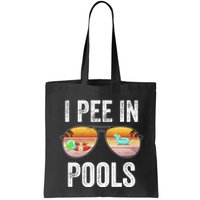 I Pee In Pools Funny Bag
