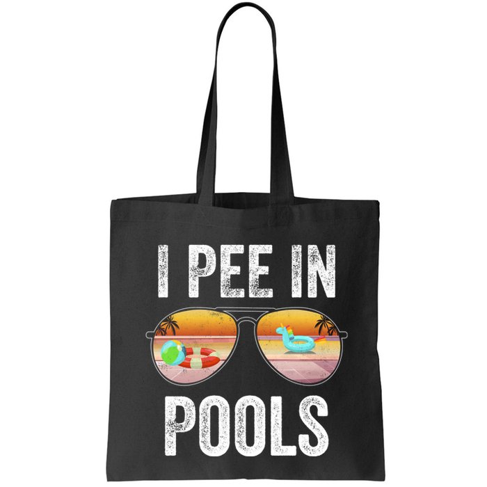 I Pee In Pools Funny Bag