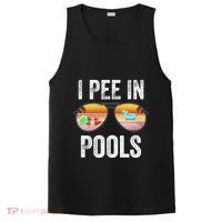 I Pee In Pools Funny PosiCharge Competitor Tank