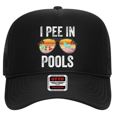 I Pee In Pools Funny Trucker Hat