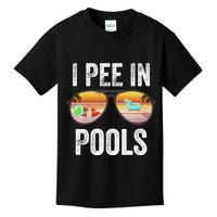 I Pee In Pools Funny Kids T-Shirt