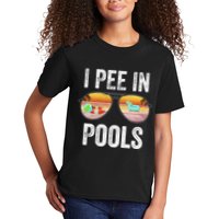 I Pee In Pools Funny Kids T-Shirt