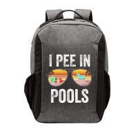 I Pee In Pools Funny Vector Backpack