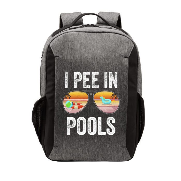 I Pee In Pools Funny Vector Backpack
