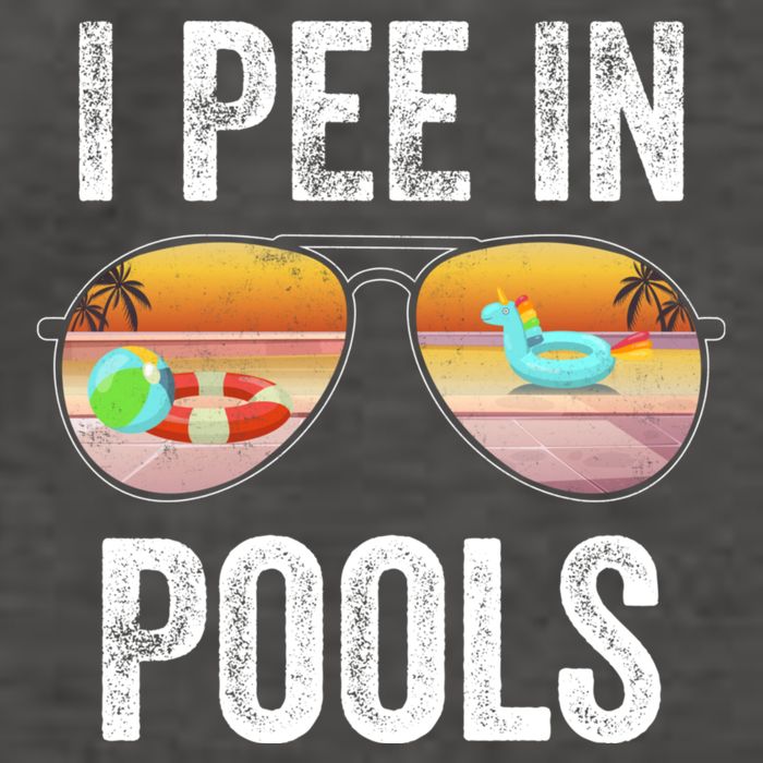 I Pee In Pools Funny Vector Backpack