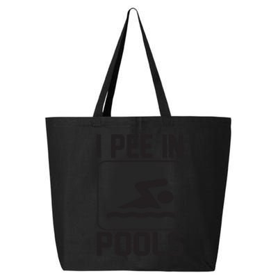 I Pee In Pools Funny I Pee In Pools 25L Jumbo Tote