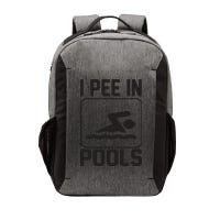 I Pee In Pools Funny I Pee In Pools Vector Backpack