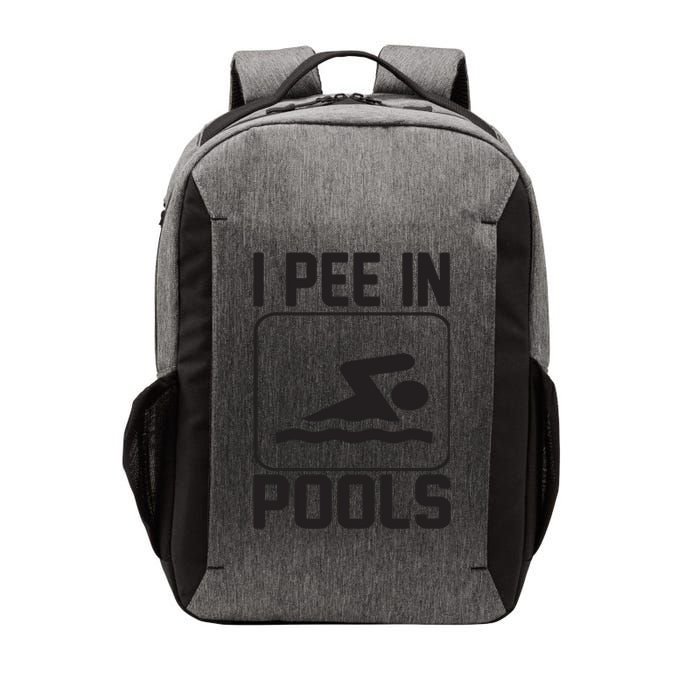 I Pee In Pools Funny I Pee In Pools Vector Backpack