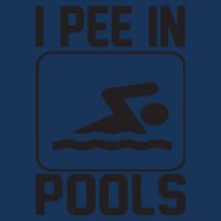 I Pee In Pools Funny I Pee In Pools Infant Baby Jersey Bodysuit