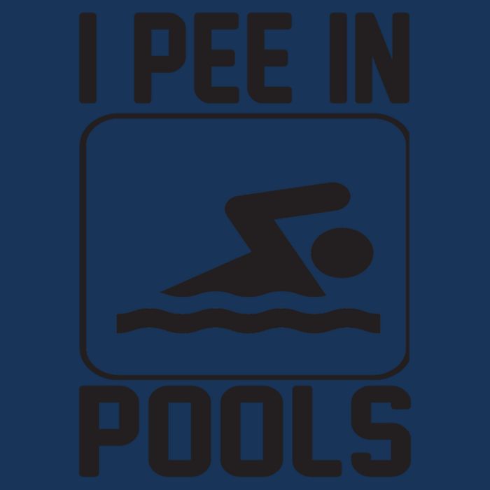 I Pee In Pools Funny I Pee In Pools Infant Baby Jersey Bodysuit
