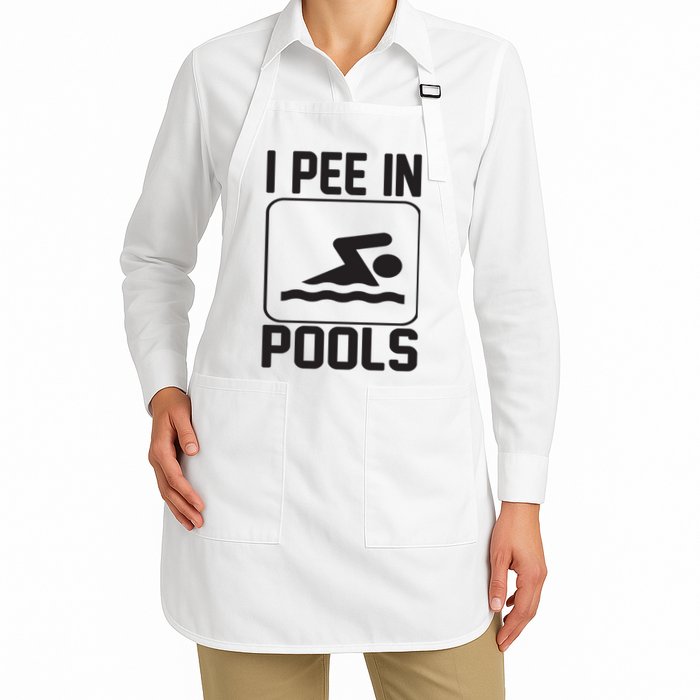 I Pee In Pools Funny I Pee In Pools Apron