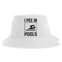 I Pee In Pools Funny I Pee In Pools Sustainable Bucket Hat