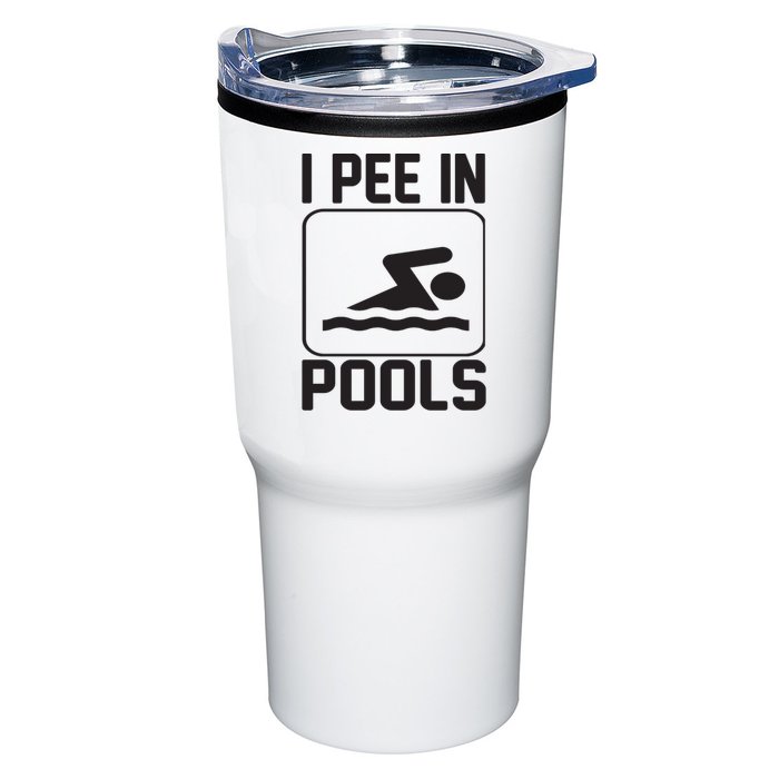 I Pee In Pools Funny I Pee In Pools Tumbler
