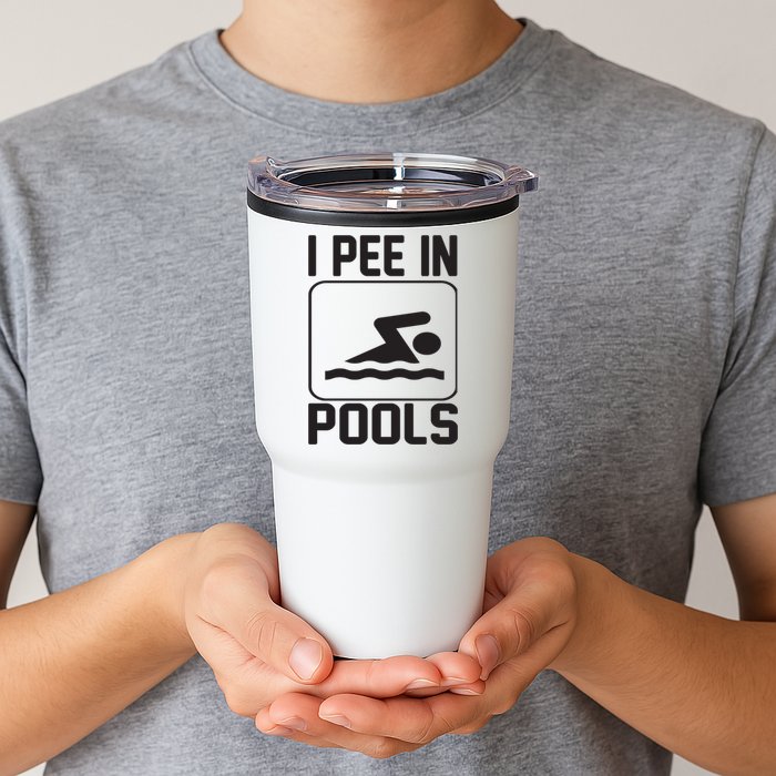 I Pee In Pools Funny I Pee In Pools Tumbler