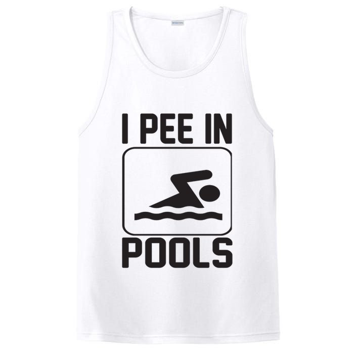 I Pee In Pools Funny I Pee In Pools PosiCharge Competitor Tank