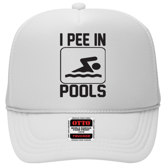 I Pee In Pools Funny I Pee In Pools Trucker Hat
