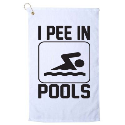 I Pee In Pools Funny I Pee In Pools Golf Towel