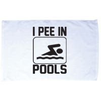 I Pee In Pools Funny I Pee In Pools Microfiber Hand Towel
