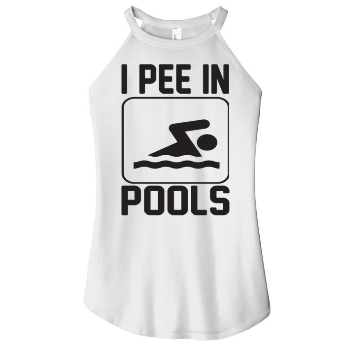 I Pee In Pools Funny I Pee In Pools Women's Perfect Tri Rocker Tank