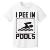 I Pee In Pools Funny I Pee In Pools Kids T-Shirt
