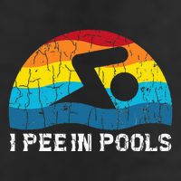 I Pee In Pools Funny Swimmer Swimming Coach Player Graphic Cool Comfort Performance Bucket Hat