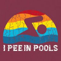 I Pee In Pools Funny Swimmer Swimming Coach Player Graphic 16oz Travel Tumbler