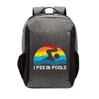 I Pee In Pools Funny Swimmer Swimming Coach Player Graphic Vector Backpack