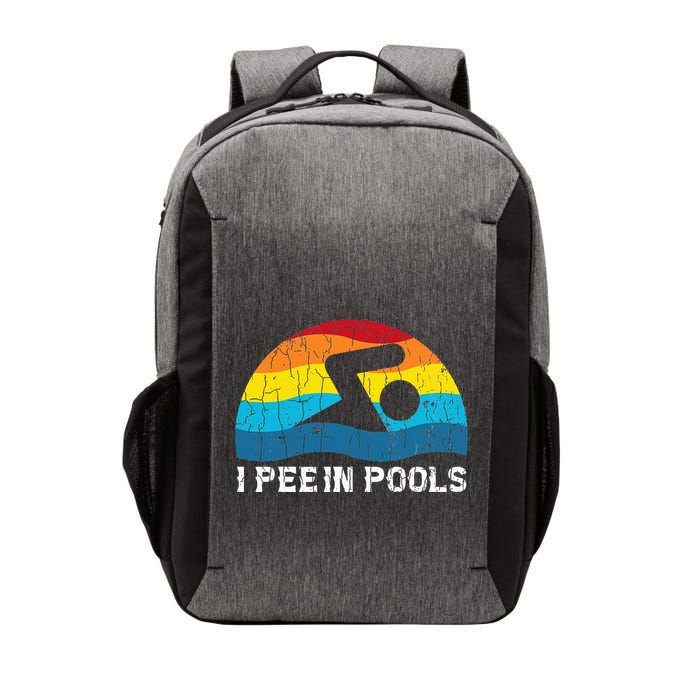 I Pee In Pools Funny Swimmer Swimming Coach Player Graphic Vector Backpack