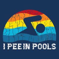 I Pee In Pools Funny Swimmer Swimming Coach Player Graphic Infant Baby Jersey Bodysuit