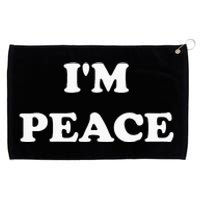 IM Peace I Come In Peace Apparels Funny CoupleS Matching Grommeted Golf Towel