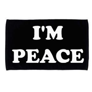 IM Peace I Come In Peace Apparels Funny CoupleS Matching Microfiber Hand Towel