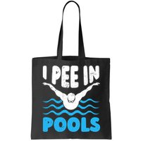 I Pee In Pools Funny Swimmer Swimming Coach Player Graphic Bag