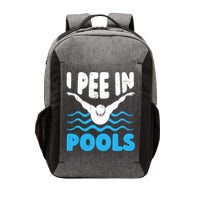 I Pee In Pools Funny Swimmer Swimming Coach Player Graphic Vector Backpack