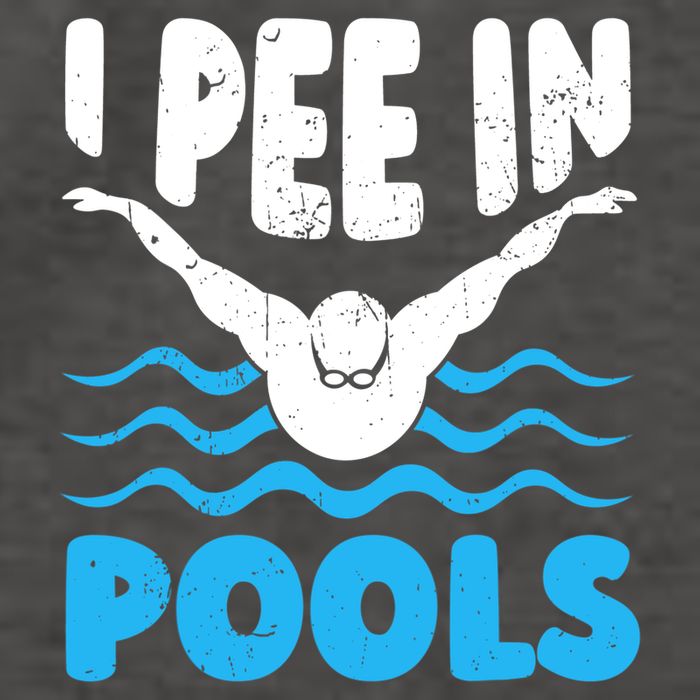 I Pee In Pools Funny Swimmer Swimming Coach Player Graphic Vector Backpack