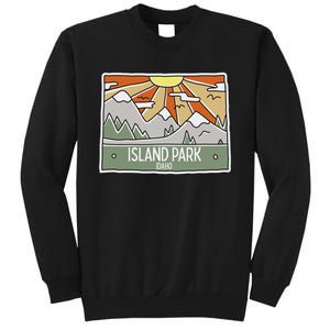 Island Park Idaho Mountains Sunshine Id Trip Souvenir Sweatshirt