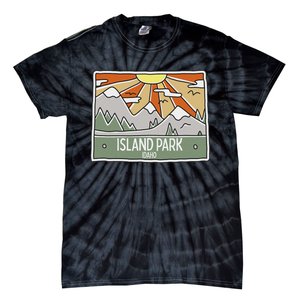 Island Park Idaho Mountains Sunshine Id Trip Souvenir Tie-Dye T-Shirt