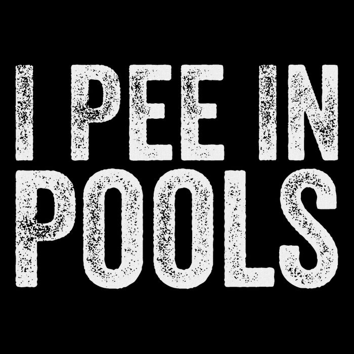 I Pee In Pools Funny Mousepad