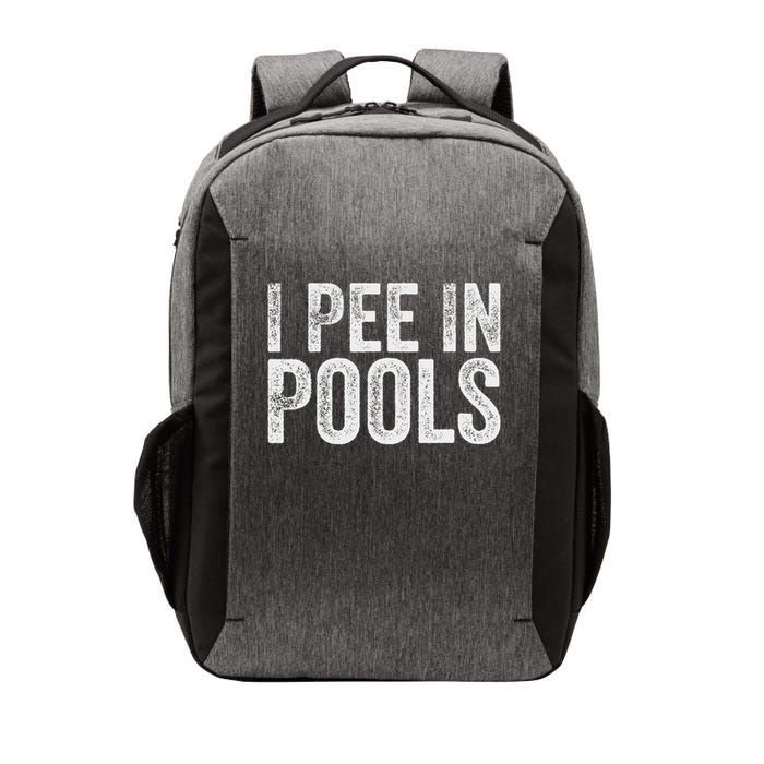 I Pee In Pools Funny Vector Backpack