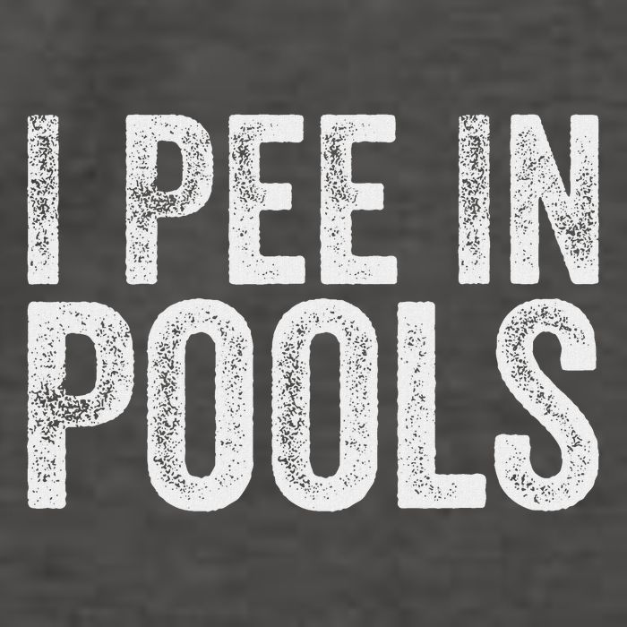 I Pee In Pools Funny Vector Backpack