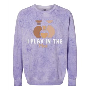 I Play In The Mud Funny Pottery Ceramic Artist Pottery Clay Colorblast Crewneck Sweatshirt