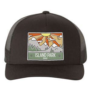 Island Park Idaho Mountains Sunshine Id Trip Souvenir Yupoong Adult 5-Panel Trucker Hat