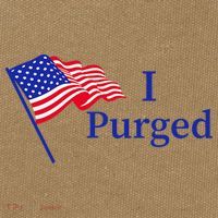 I Purged Cotton Canvas Backpack