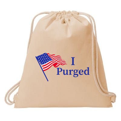I Purged Drawstring Bag
