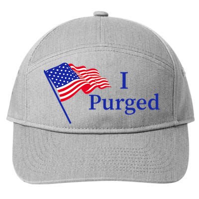 I Purged 7-Panel Snapback Hat