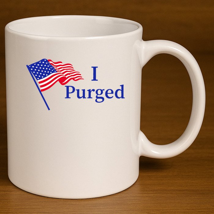 I Purged 11oz C Handle Ceramic Mug