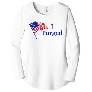 I Purged Women's Perfect Tri Tunic Long Sleeve Shirt